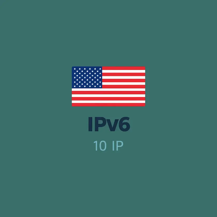 IPv6-прокси США, 10 IP на месяц