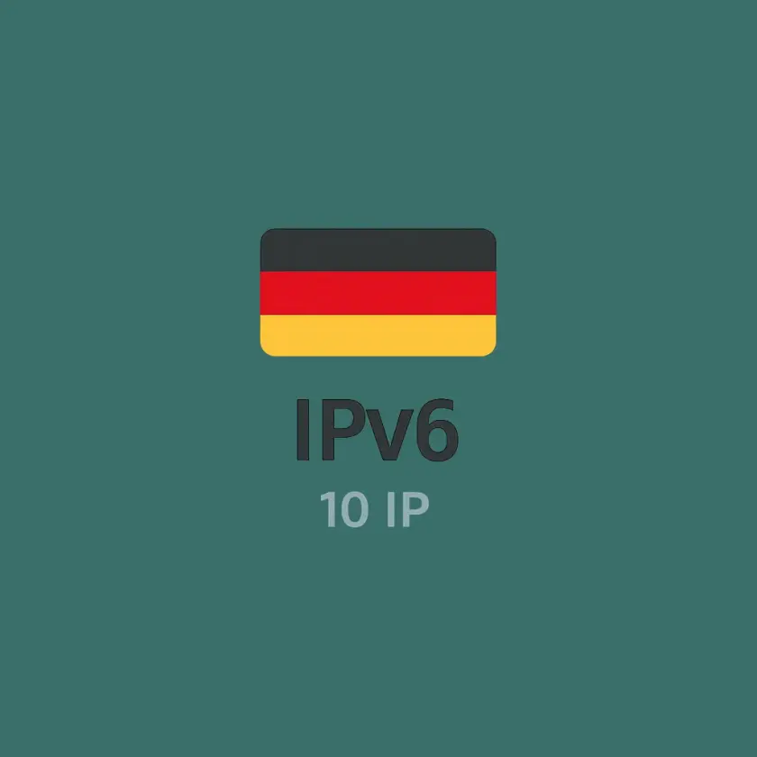 IPv6-прокси Германии, 10 IP на месяц