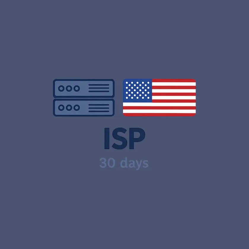 ISP-прокси США, 1 IP на месяц